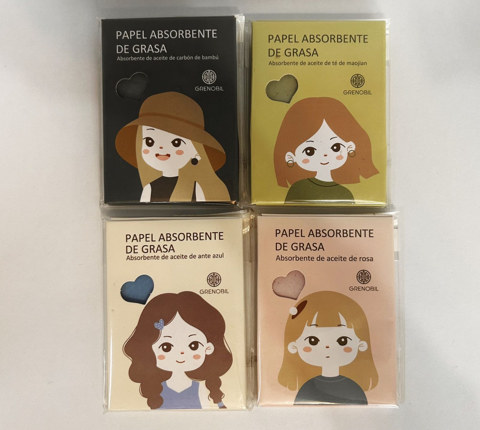 Papel absorbente de grasa