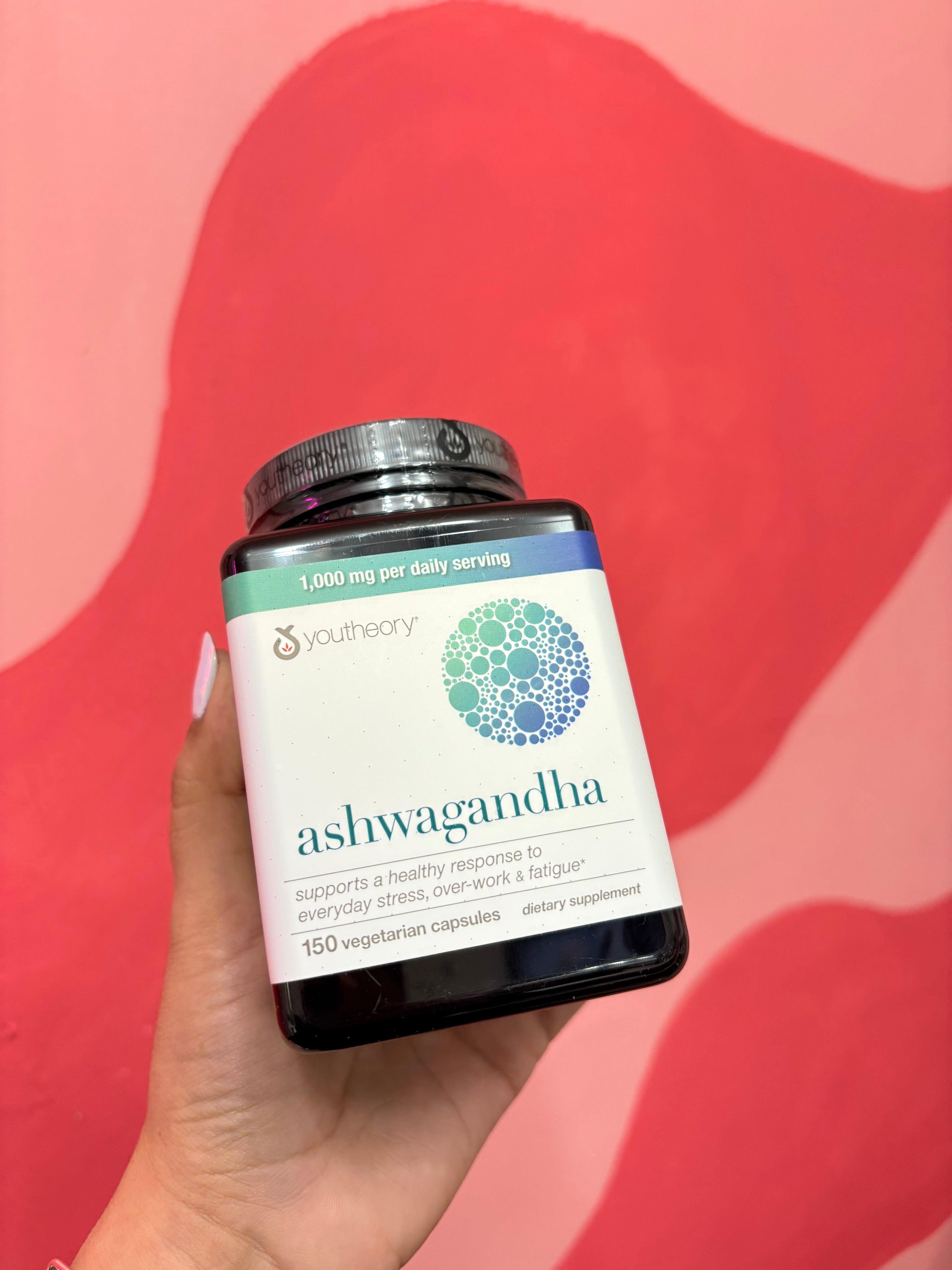 Youtheory Ashwagandha 1,000mg - 150 cápsulas