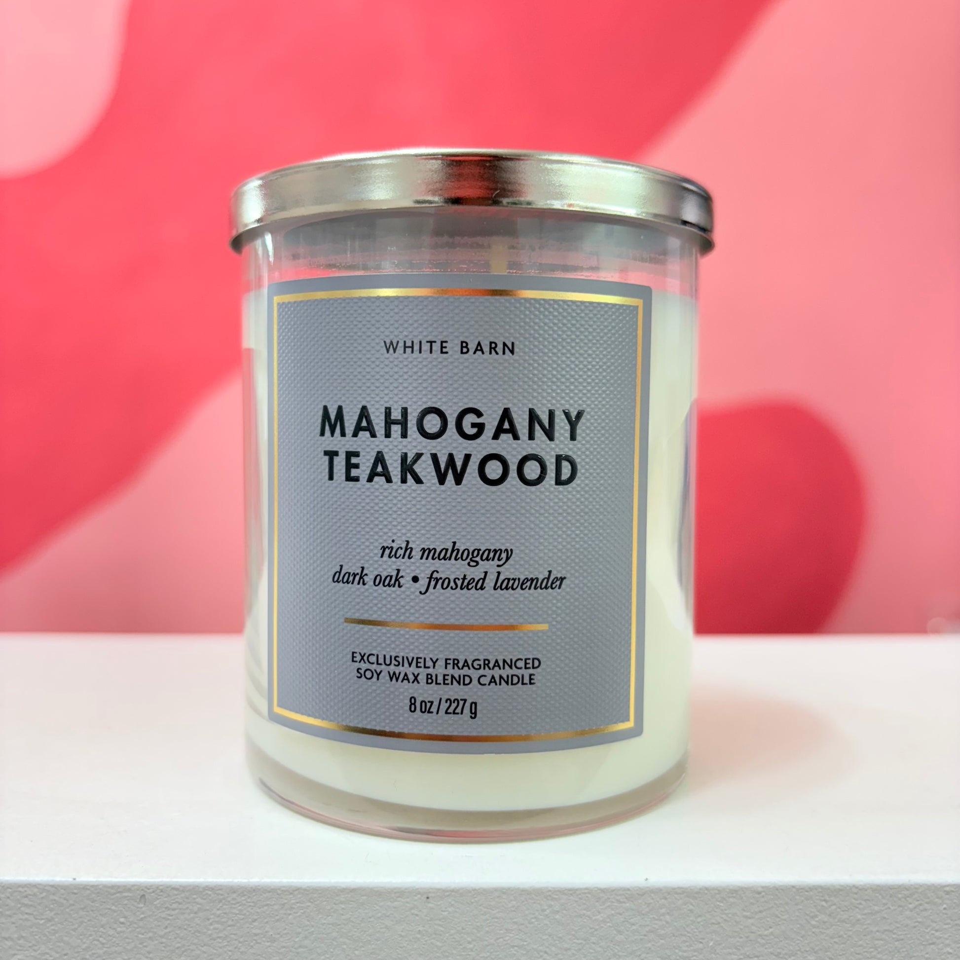 BATH&BODY WORKS | Vela 8oz MAHOGANY TAEKWOOD