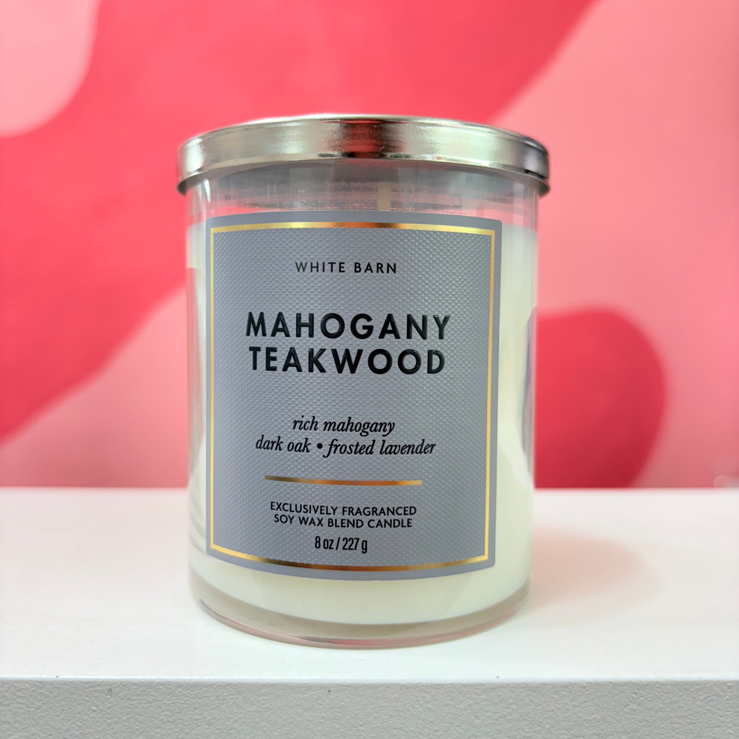 BATH&BODY WORKS | Vela 8oz MAHOGANY TAEKWOOD