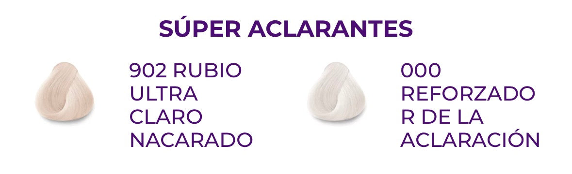 TINTE PERMANENTE KÜÜL * SÚPER ACLARANTES