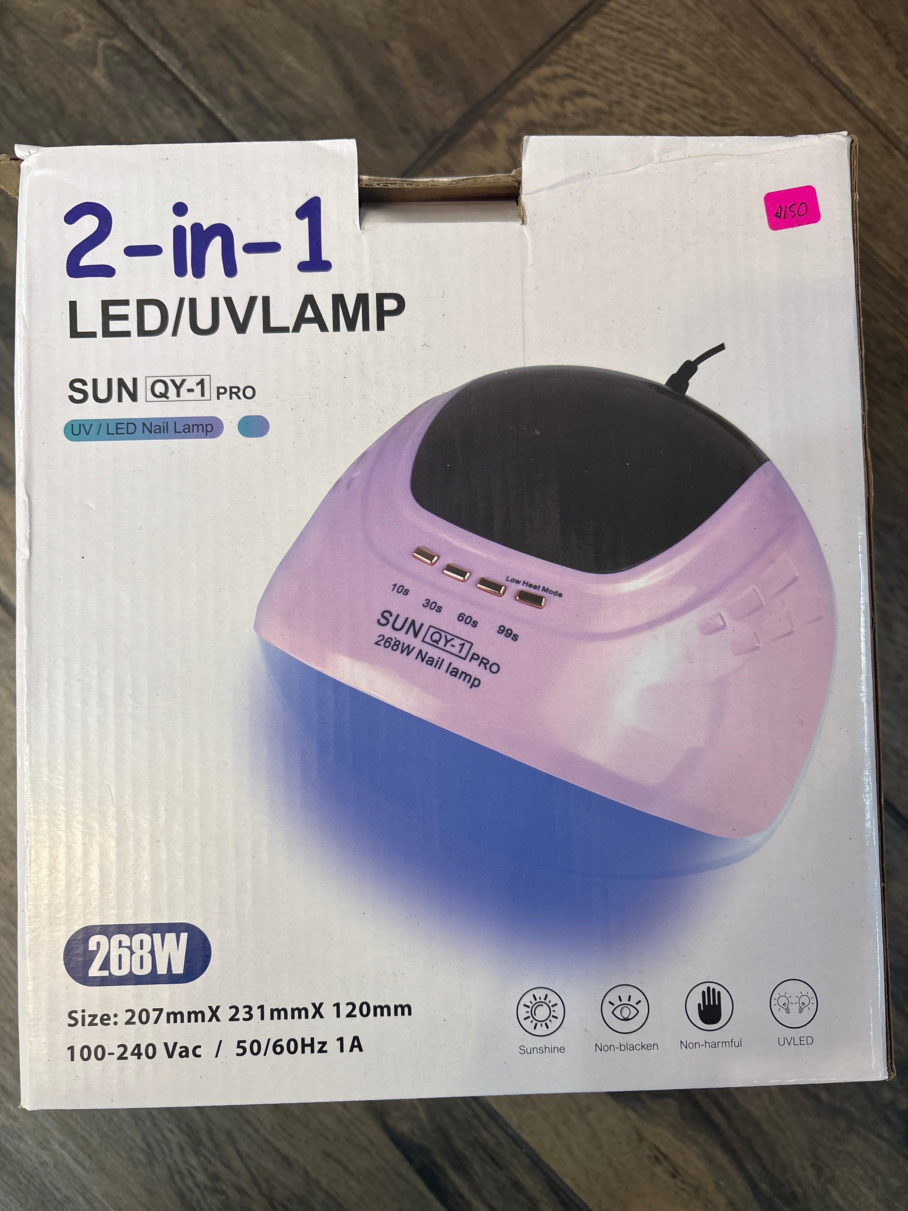 20988 Lampara Uv/led 268W , Uñas Acrilicas Y Gel , Sun