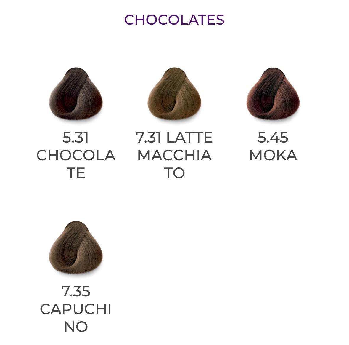 TINTE PERMANENTE KÜÜL * CHOCOLATES