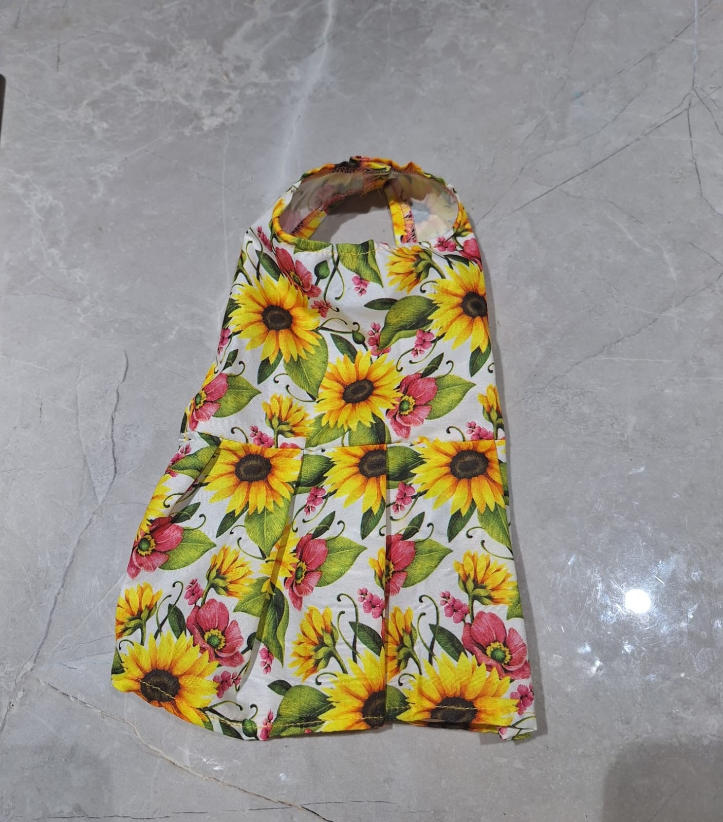 Vestidito girasoles  para mascota