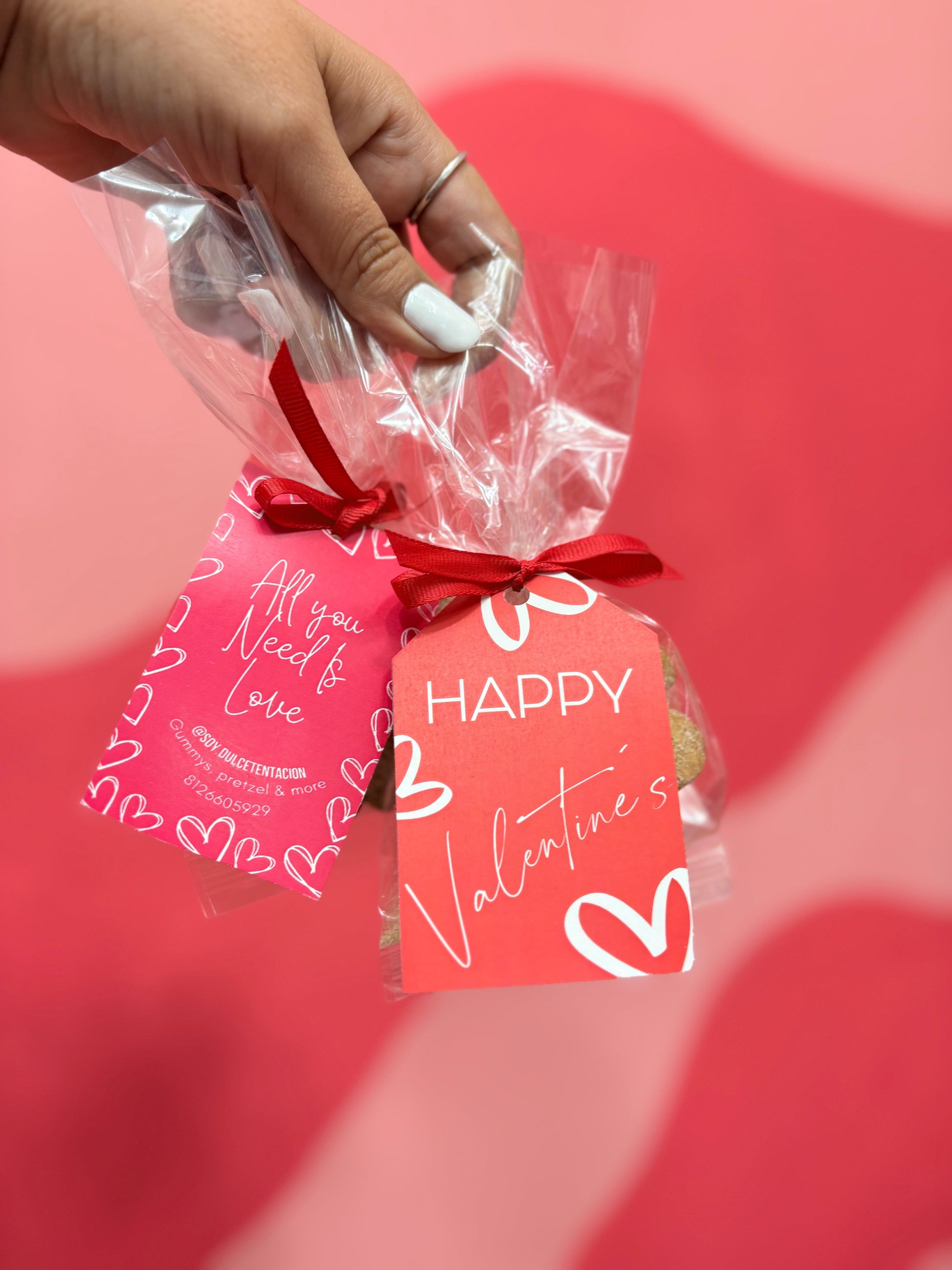 Hojarascas Valentine’s Day con 4 piezas