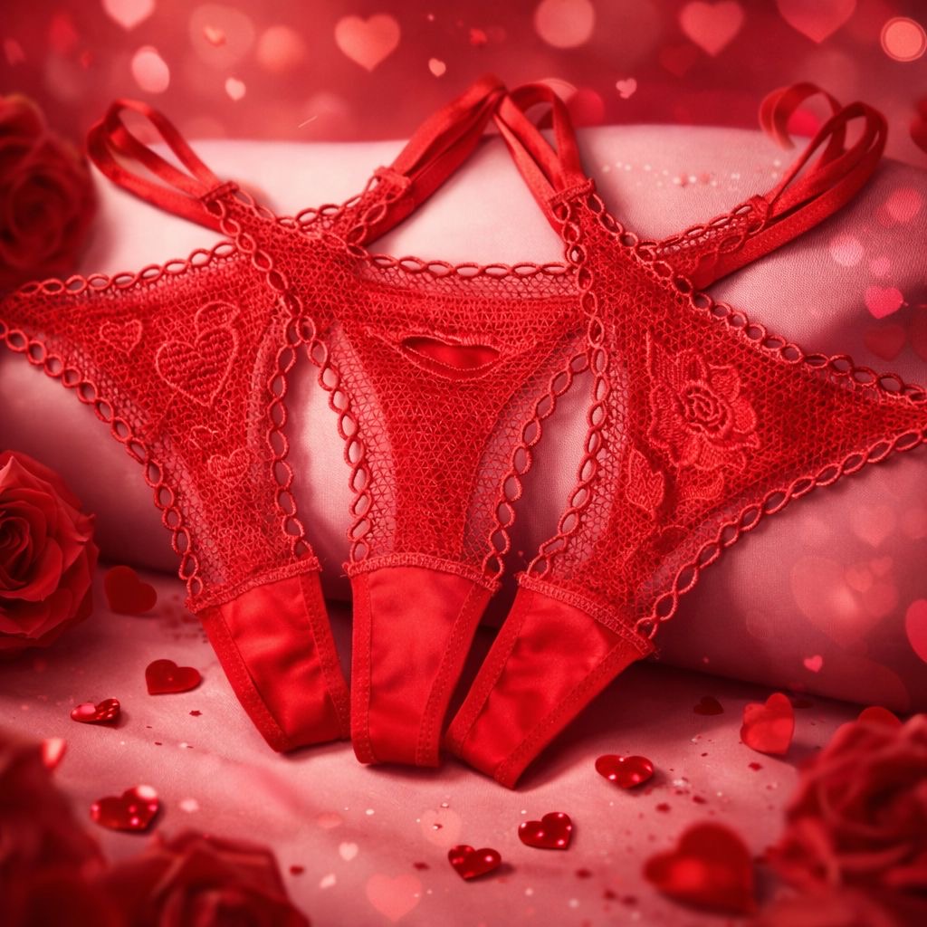 Tanga en forma de flor.