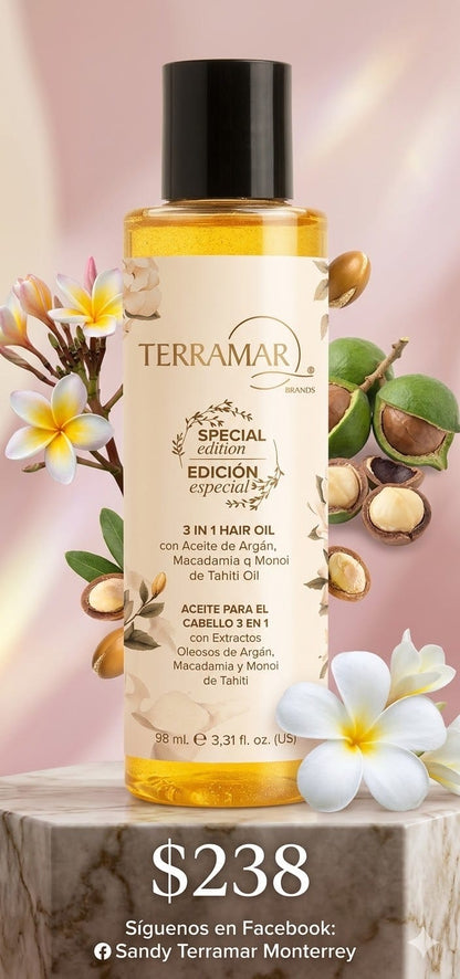oleo 3 en 1 tratamiento Para El Cabello maltratadoTerramar