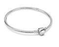 P31 Brazalete estilo Pandora incluye caja. Material: Baño de plata.