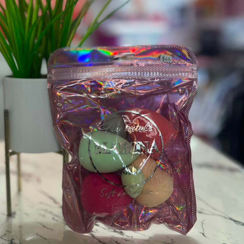 Beauty  blender paquete 6 piezas