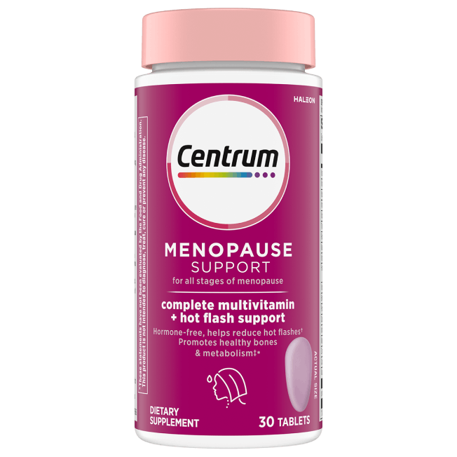 Centrum Complete Multivitamin + Hot Flash Support 30 tabletas