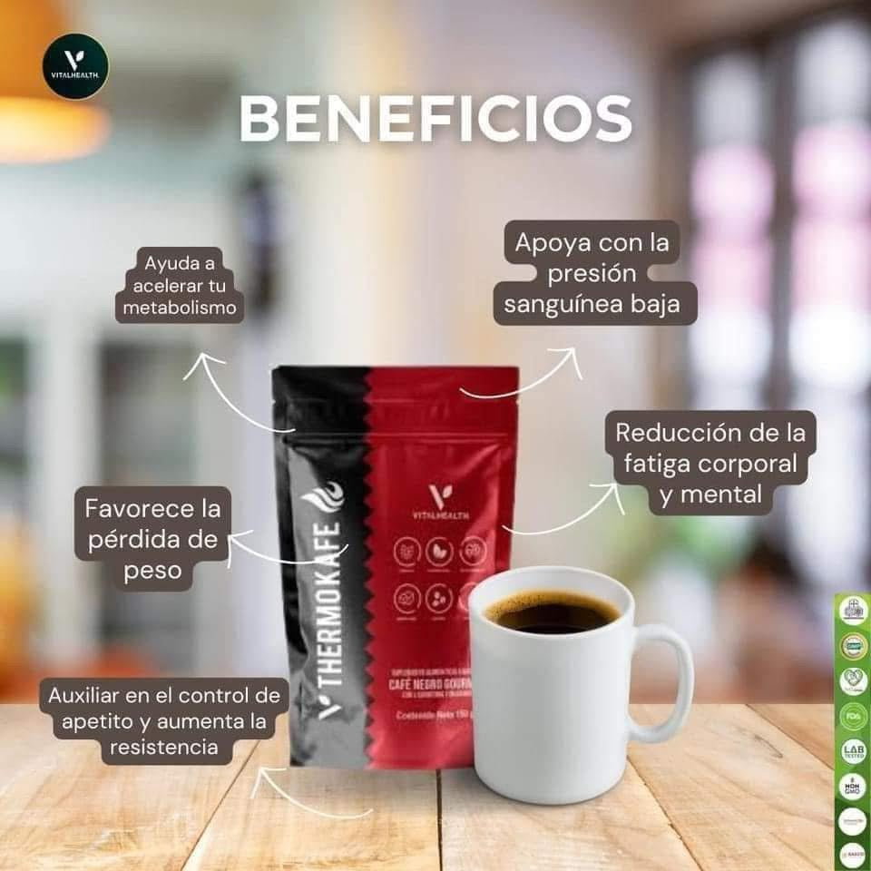 CAFÉ THERMOKAFE - Enciende tu metabolismo y enfoque, quema grasa