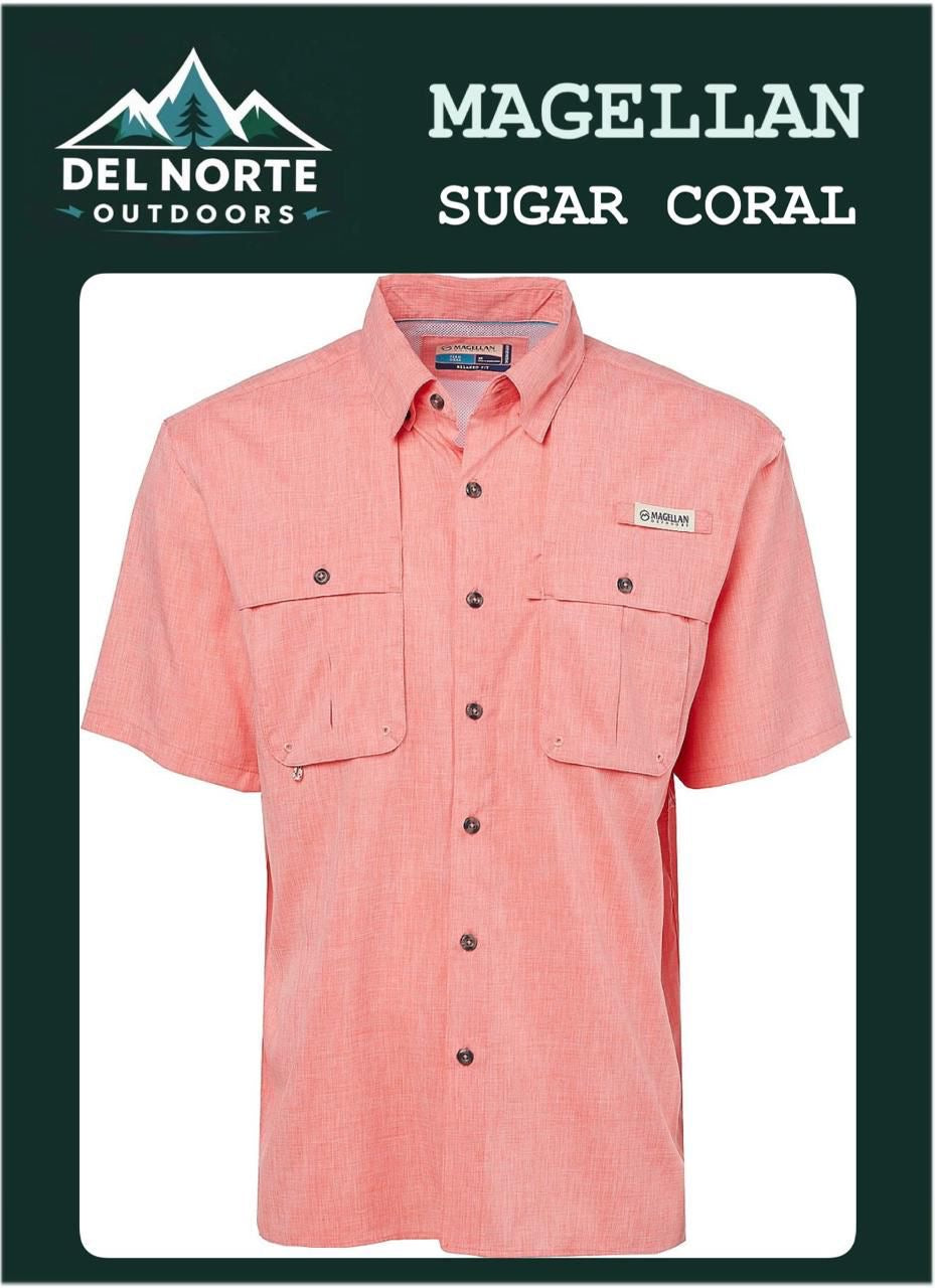 Camisa Magellan Modelo Aransas Manga Corta Talla M