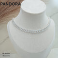 Mb-59 Collar estilo PANDORA Incluye caja y paño de limpieza. Material: Baño de plata.