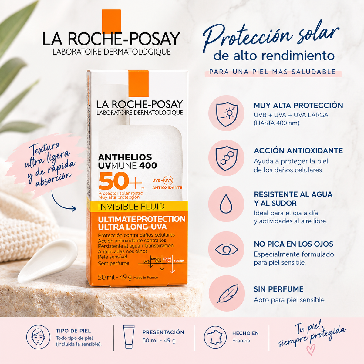 La Roche-Posay - Protector solar Anthelios SPF 50