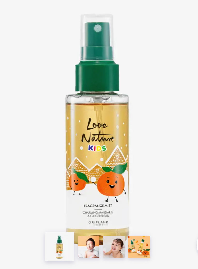Bruma Perfumada con Mandarina y Pan de Jengibre Love Nature Kids UPC: 45852
