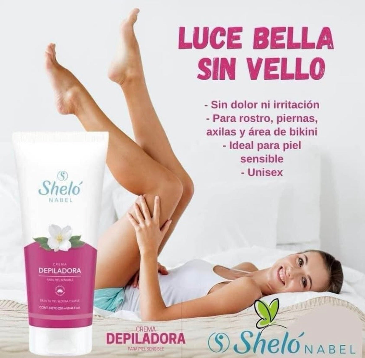 Crema depiladora para piel sensible - SHELÓ Nabel - Yolis Sheló Nabel