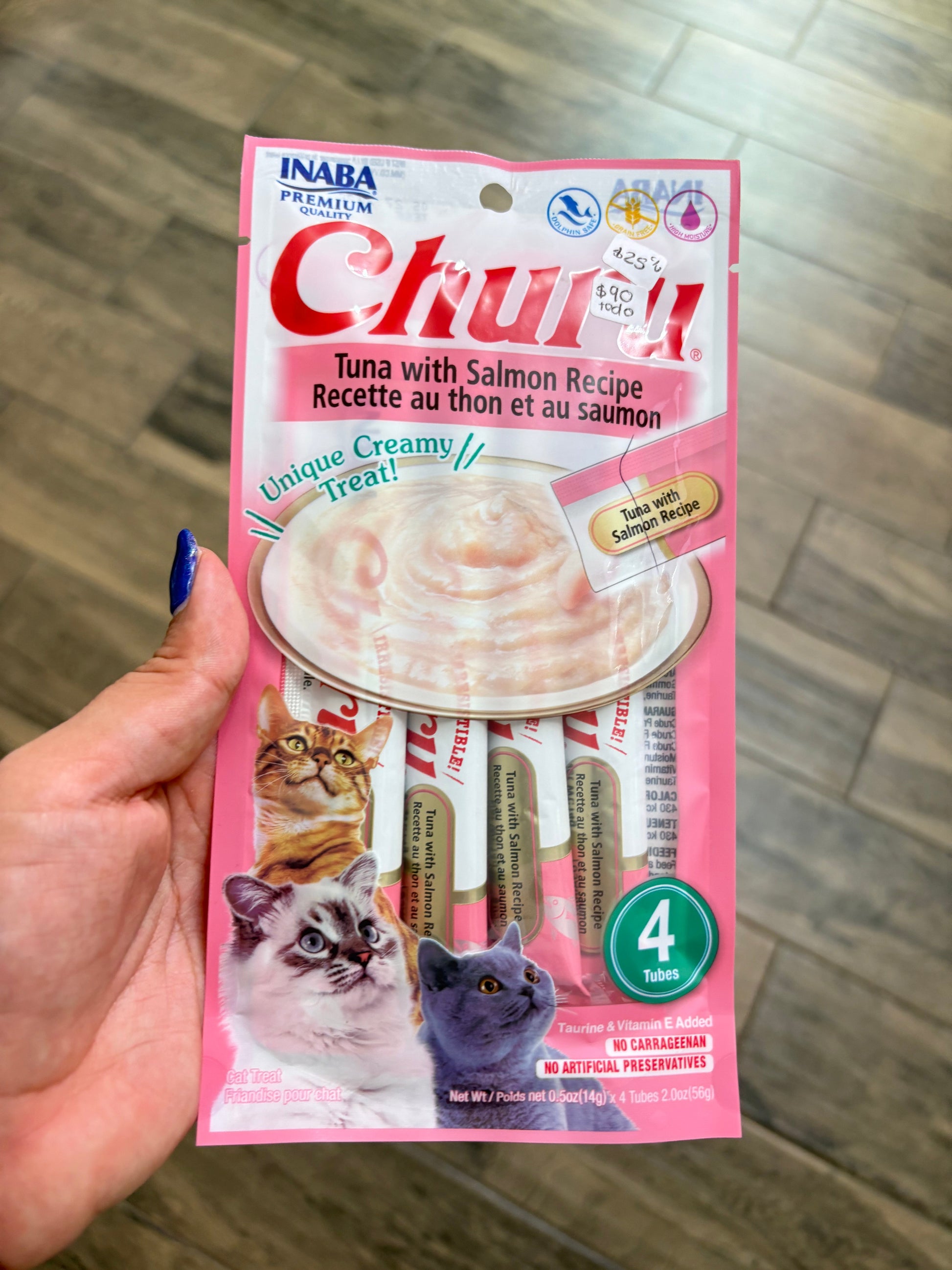 Churu para gato Salmón