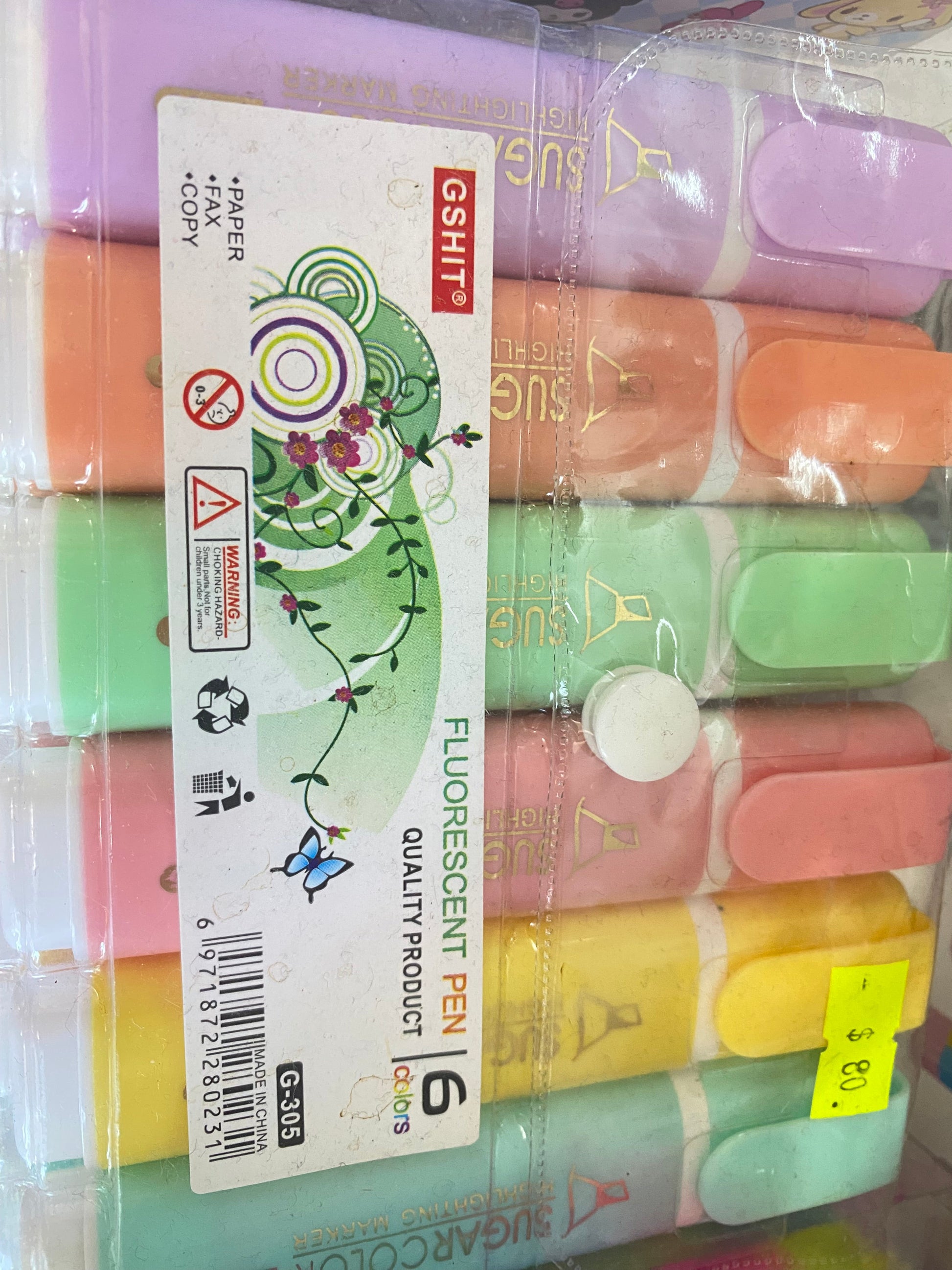 Plumones 6pz - Sweet