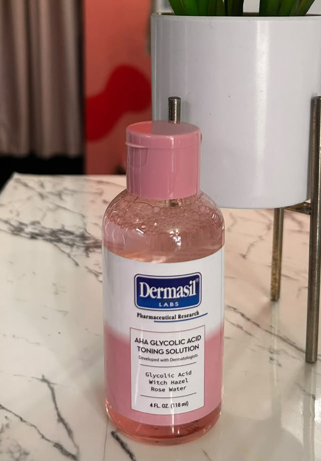 DERMASIL | aha glycolic acid toning solution
