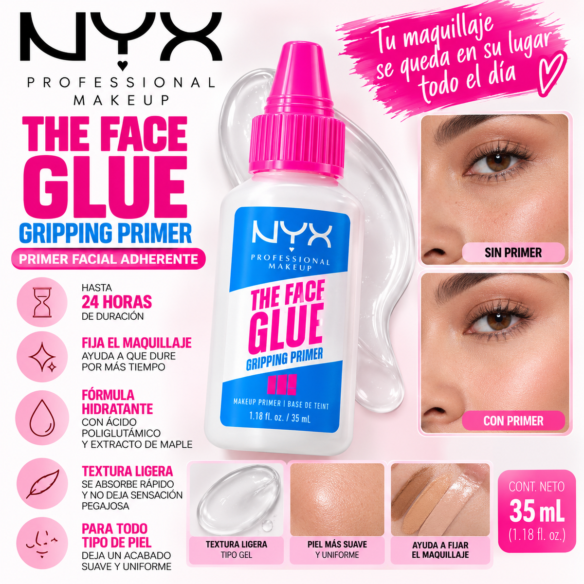 NYX  The Face Glue Gripping Primer