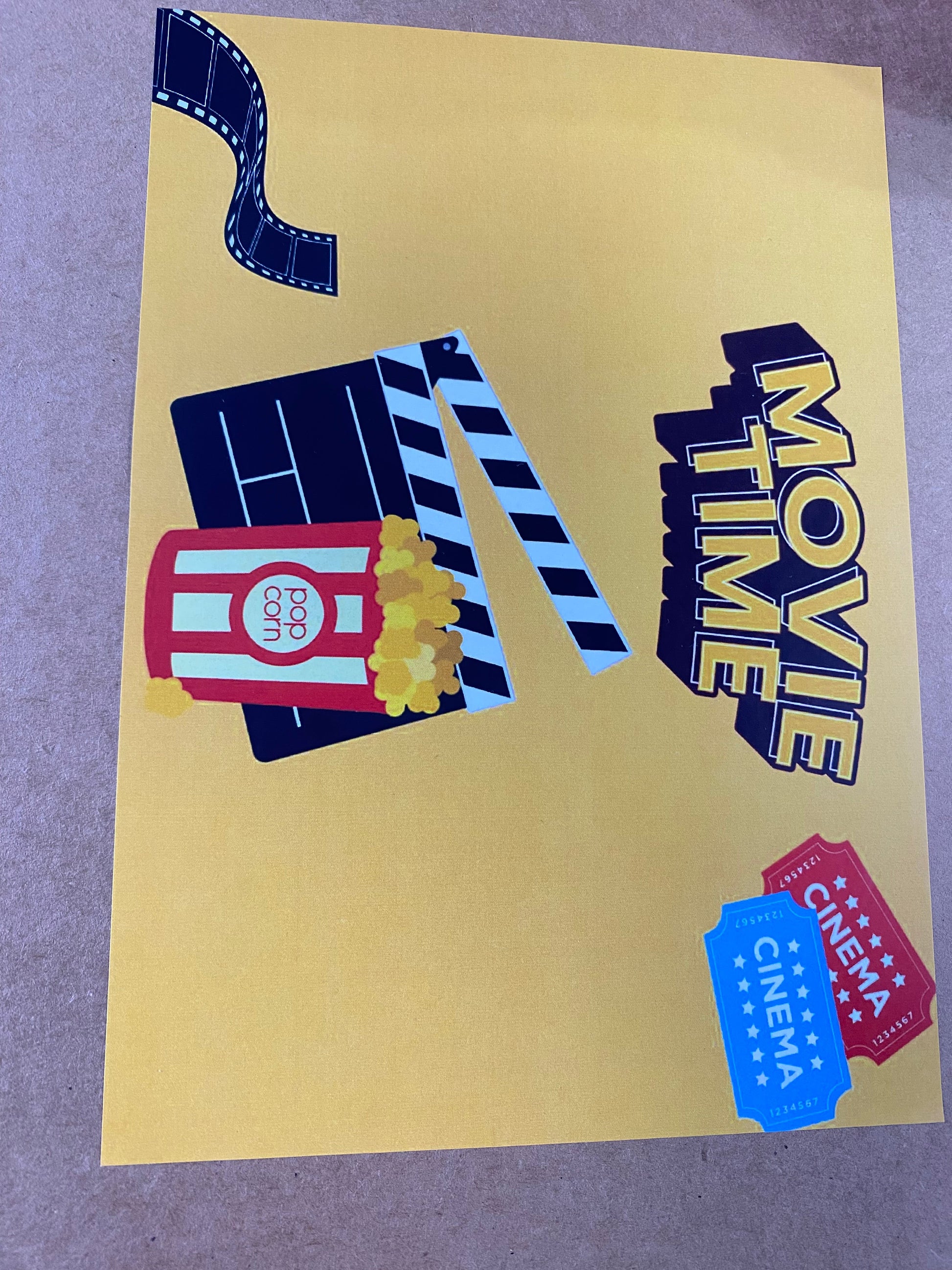 Caja Snaks Movie Time