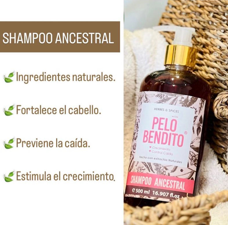 SHAMPOO ANCESTRAL - PELO BENDITO 500ml