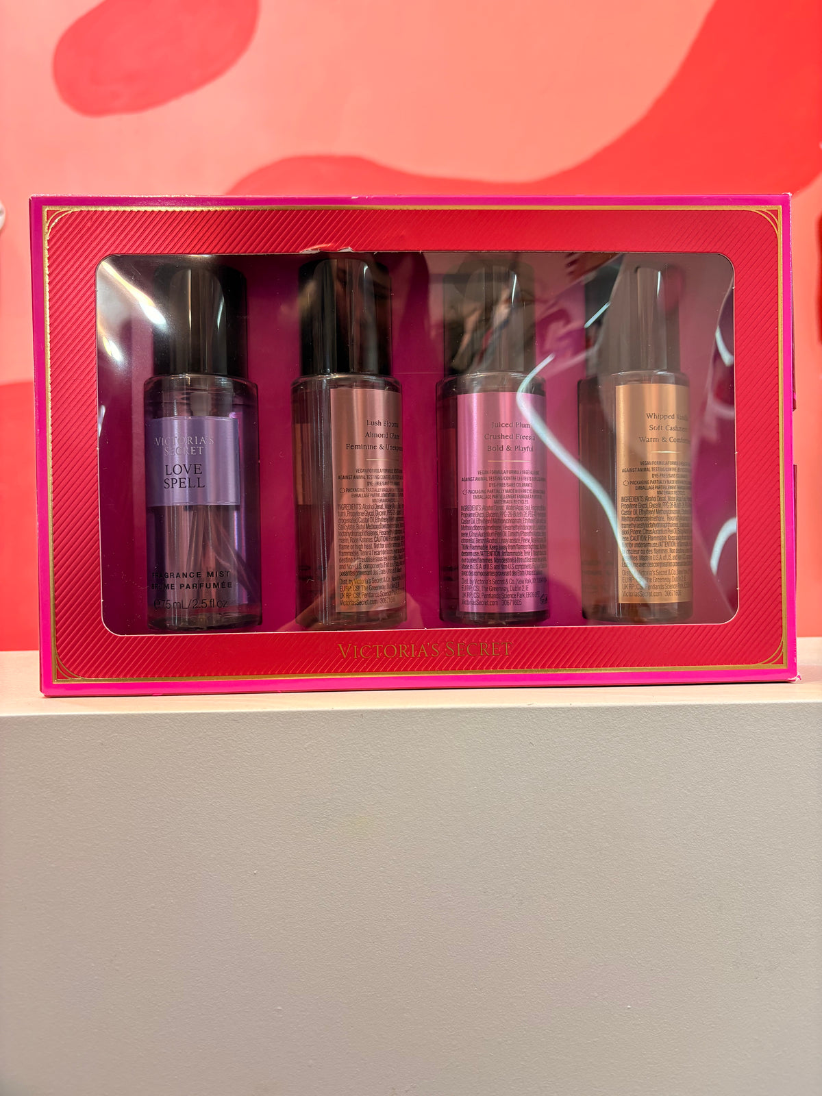 1707 Set Victoria’s Secret 4 Body Mist 2.5oz c/u