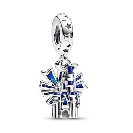 *CHP158- Charm castillo disney azul