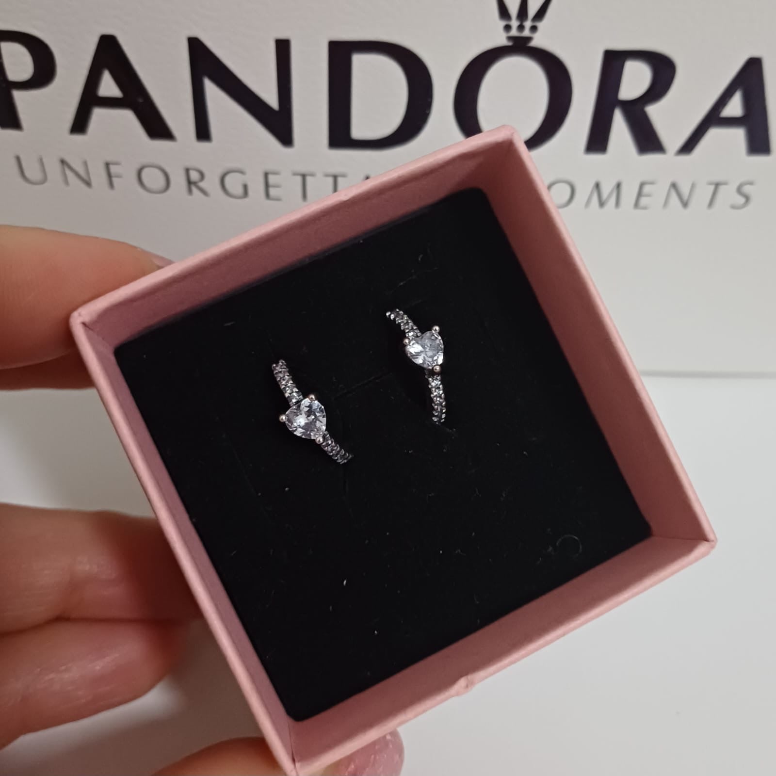 Mb-22  Aretes dupe PANDORA plata 925 Incluye caja