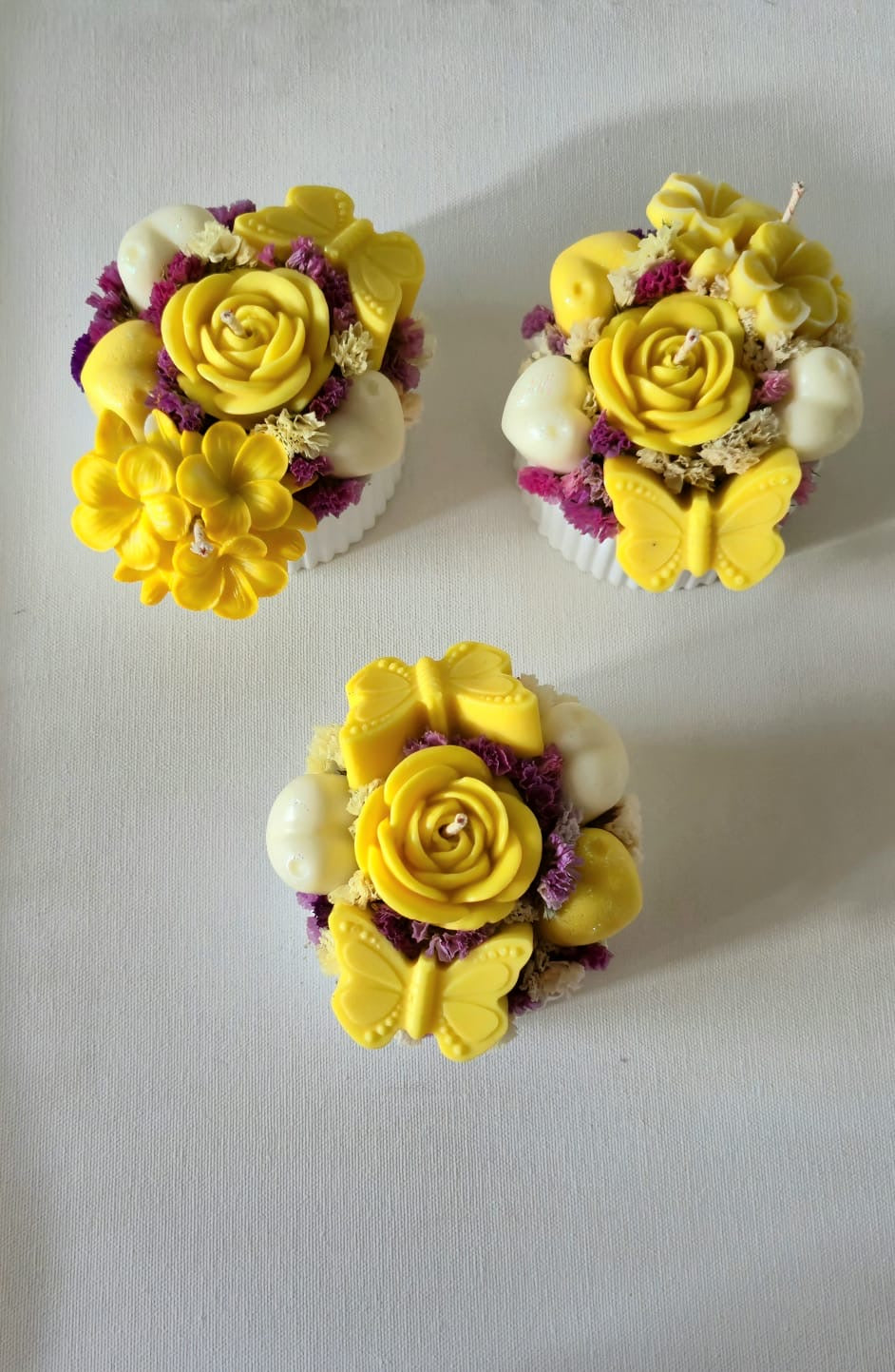 Bouquet aromatico con wax melts