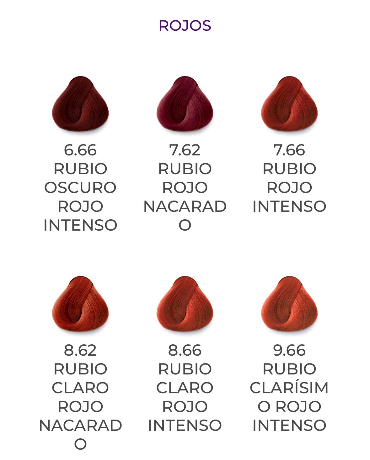 TINTE PERMANENTE KÜÜL * ROJOS