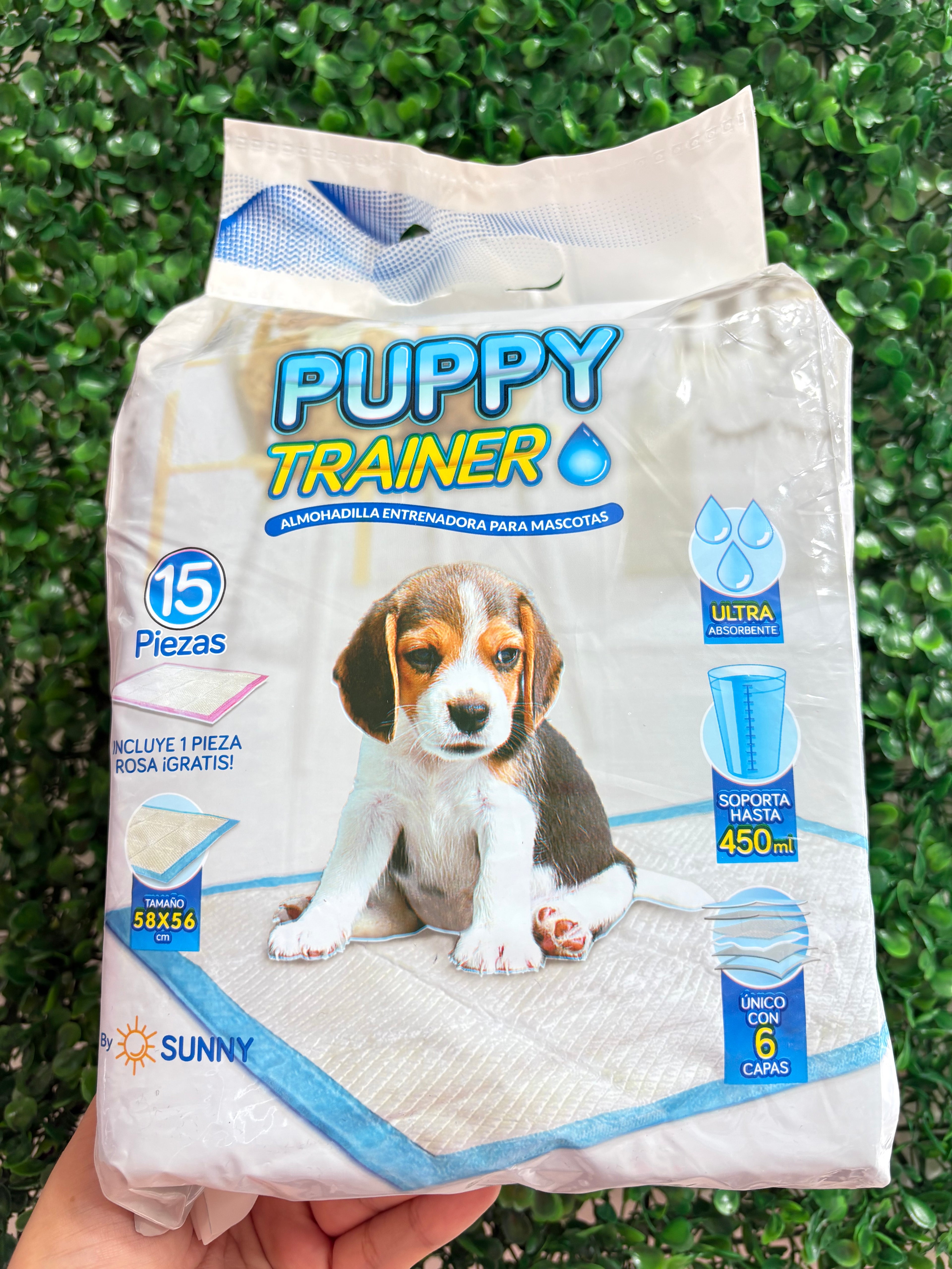 Tapete entrenador absorbente con 15 piezas