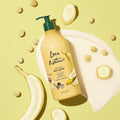Loción Corporal Suavizante con Plátano Orgánico y Aceite de Macadamia Love Nature.