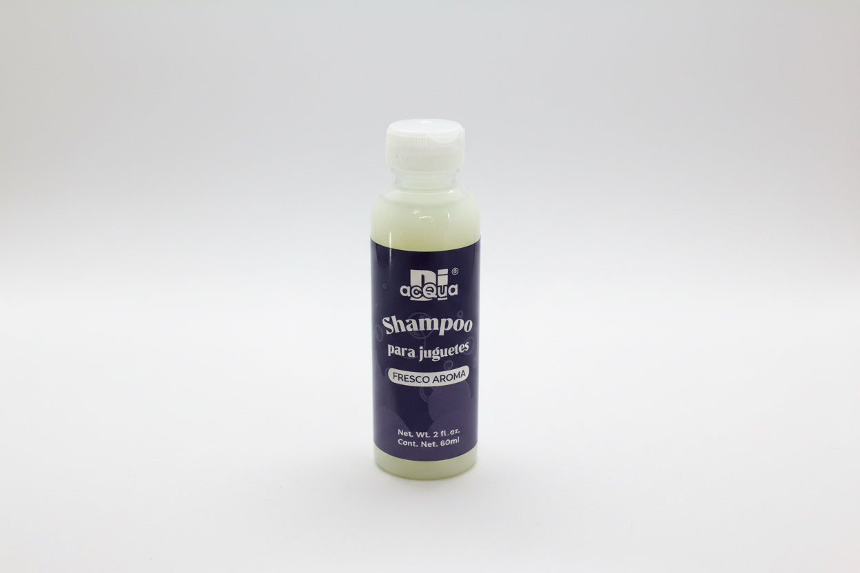 Shampoo para juguetes.