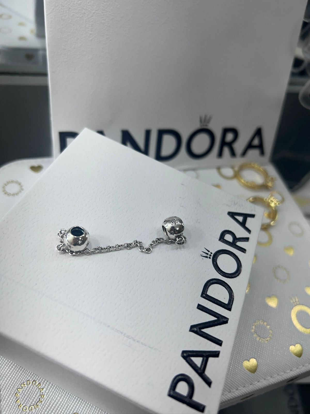 CHP244 cadena de seguridad estrellas circular.