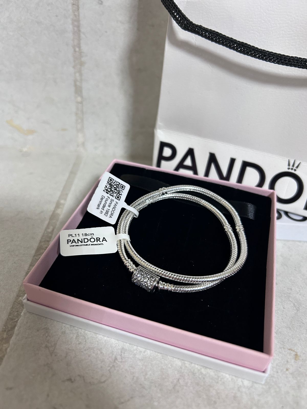 PL11 Brazalete estilo Pandora Calidad Premium Incluye caja