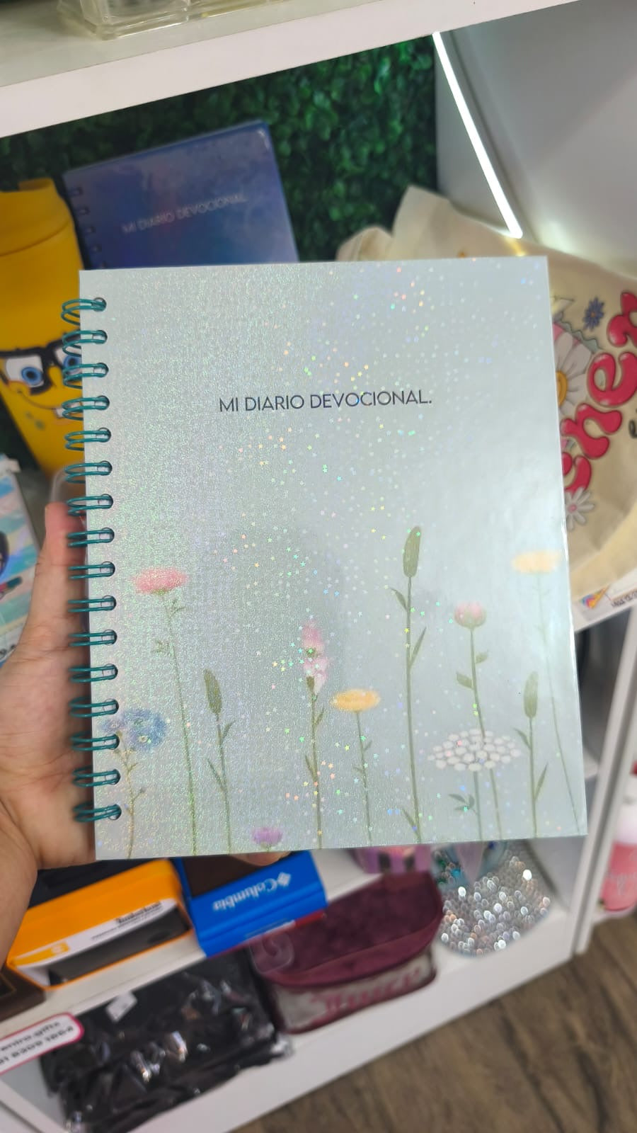 Diario Devocional Media oficio 100 hojas.