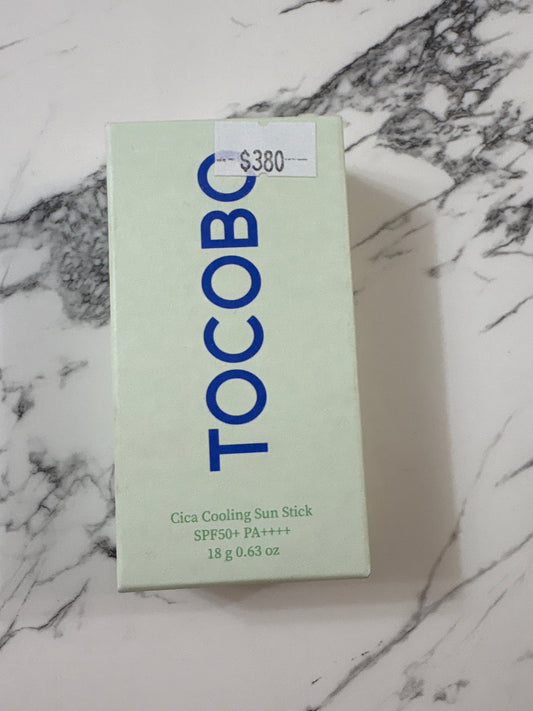 1553 TOCOBO - Cica Cooling Sun Stick SPF 50+ PA++++ 18 Gr | Protector Solar En Barra Antiacné y Piel Sensible