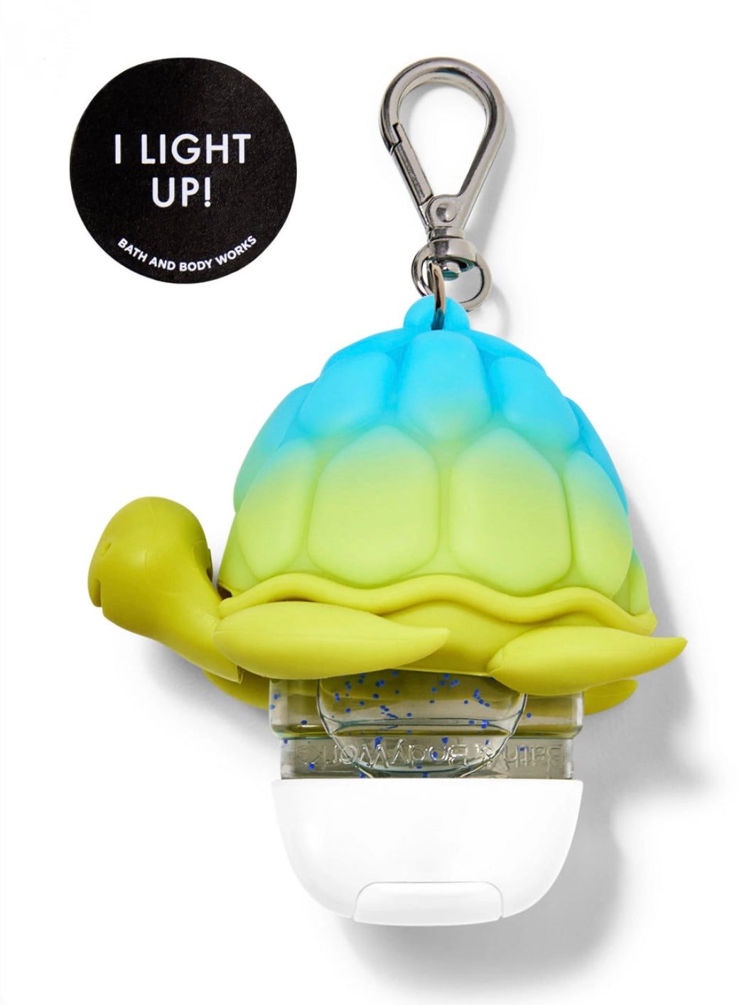 BATH&BODY WORKS | Light-Up Turtle  PocketBac Holder / Porta Gel - Incluye Gel Antibacterial