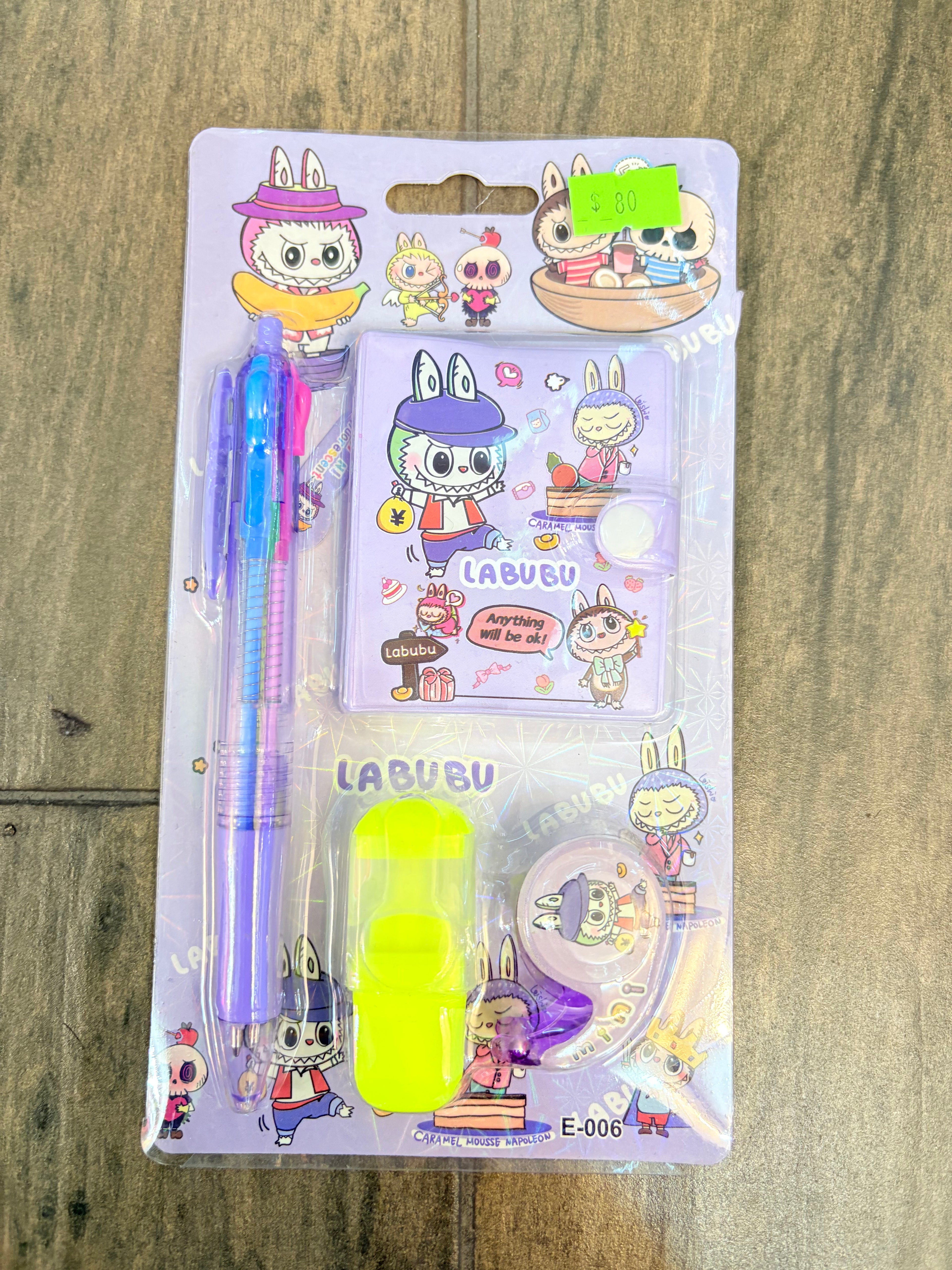 Set mini  libreta y pluma   - Sweet Violeta