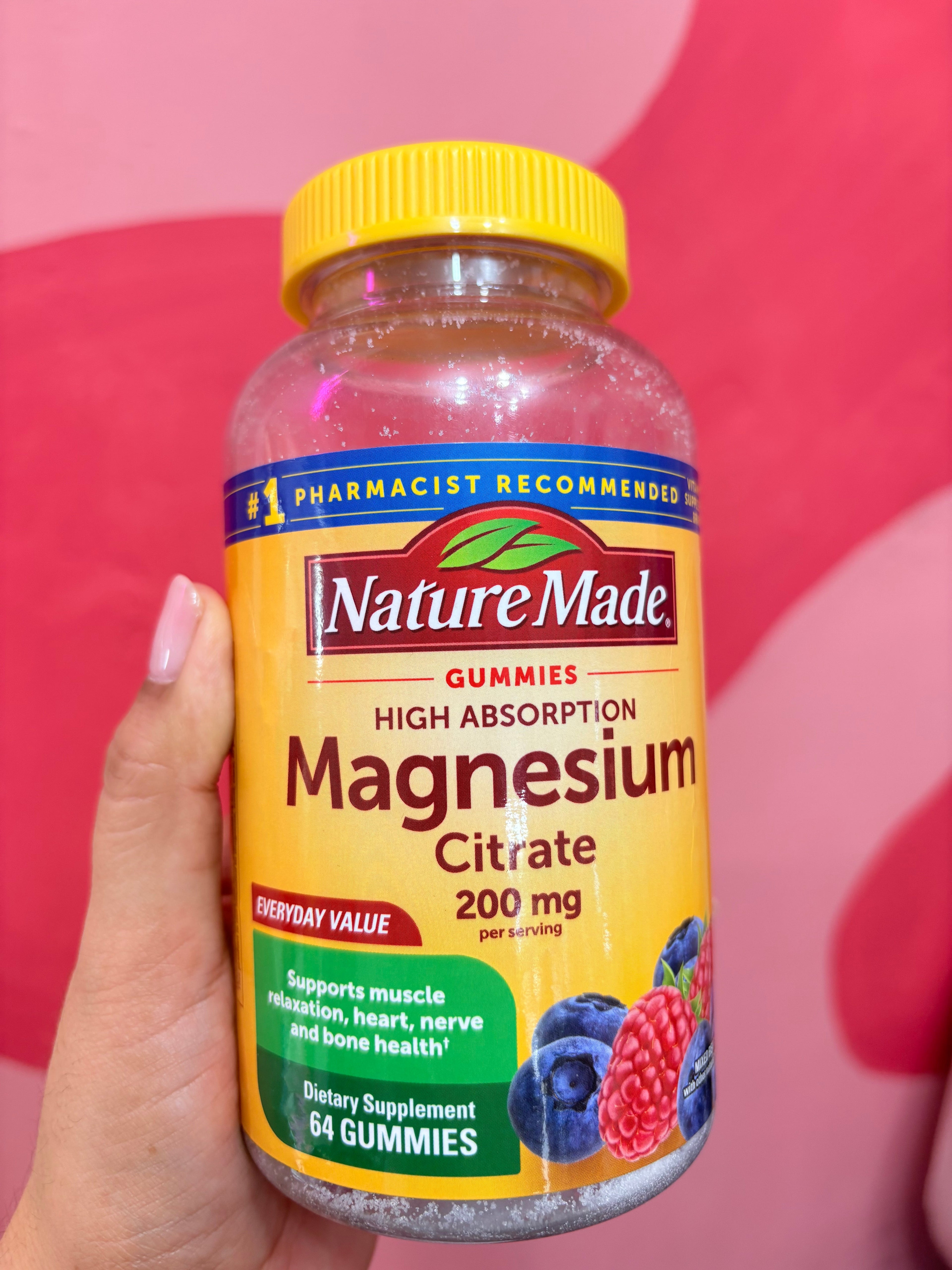 Gomitas Citrato Magnesio 200mg Nature Made