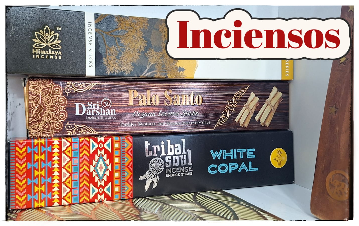 Caja de incienso Copal blanco