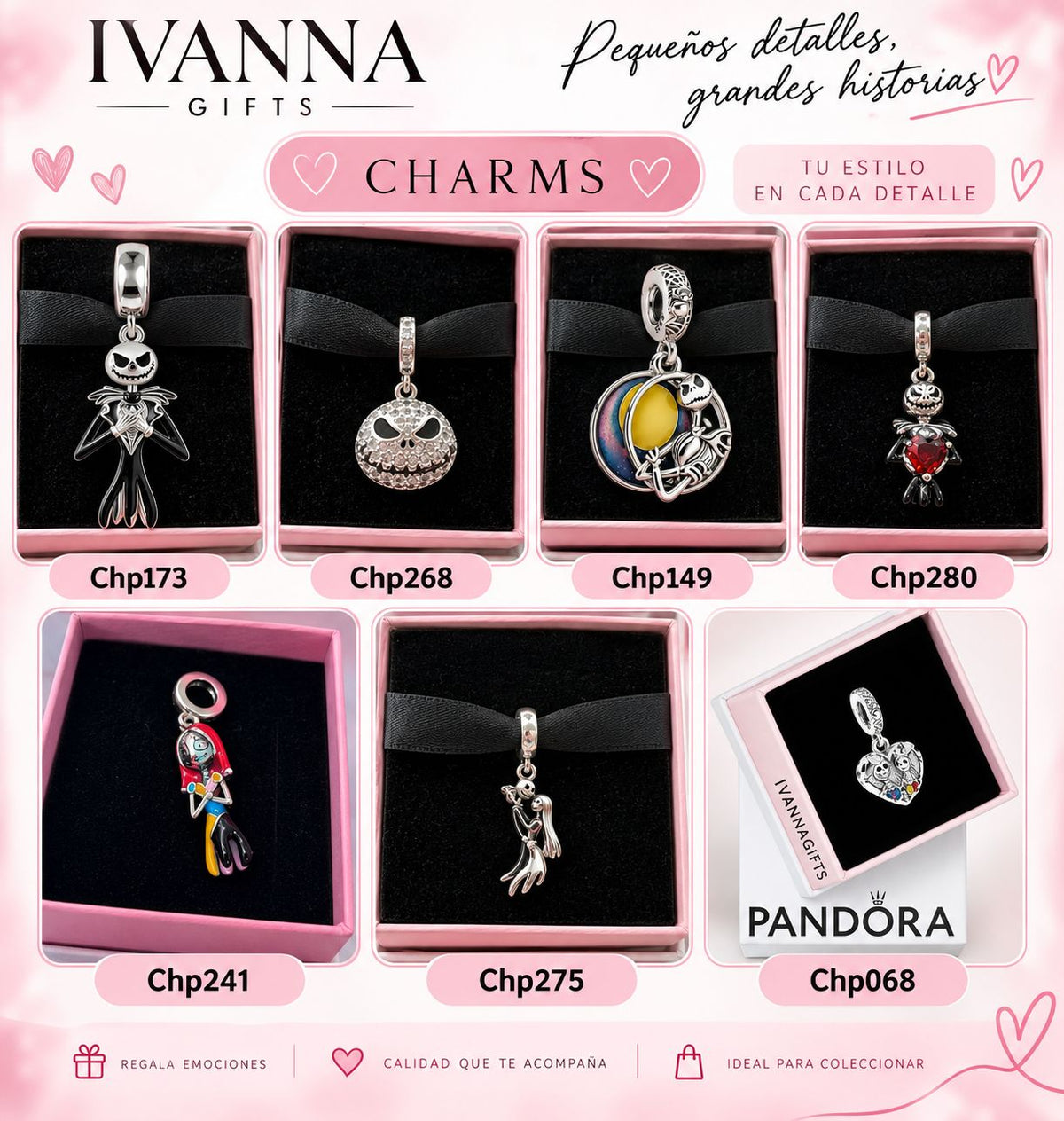 Charm Colección el extraño mundo de Jack.