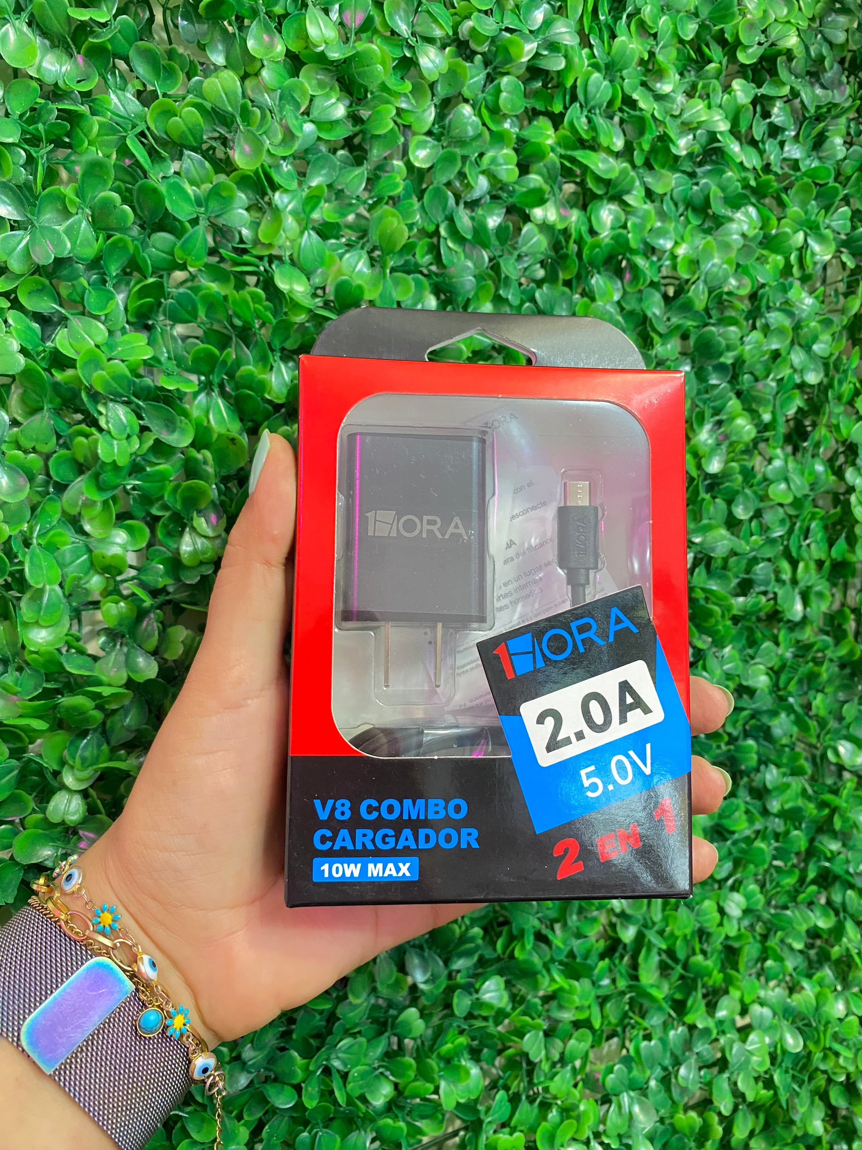 Combo cargador V8 - Carga rápida