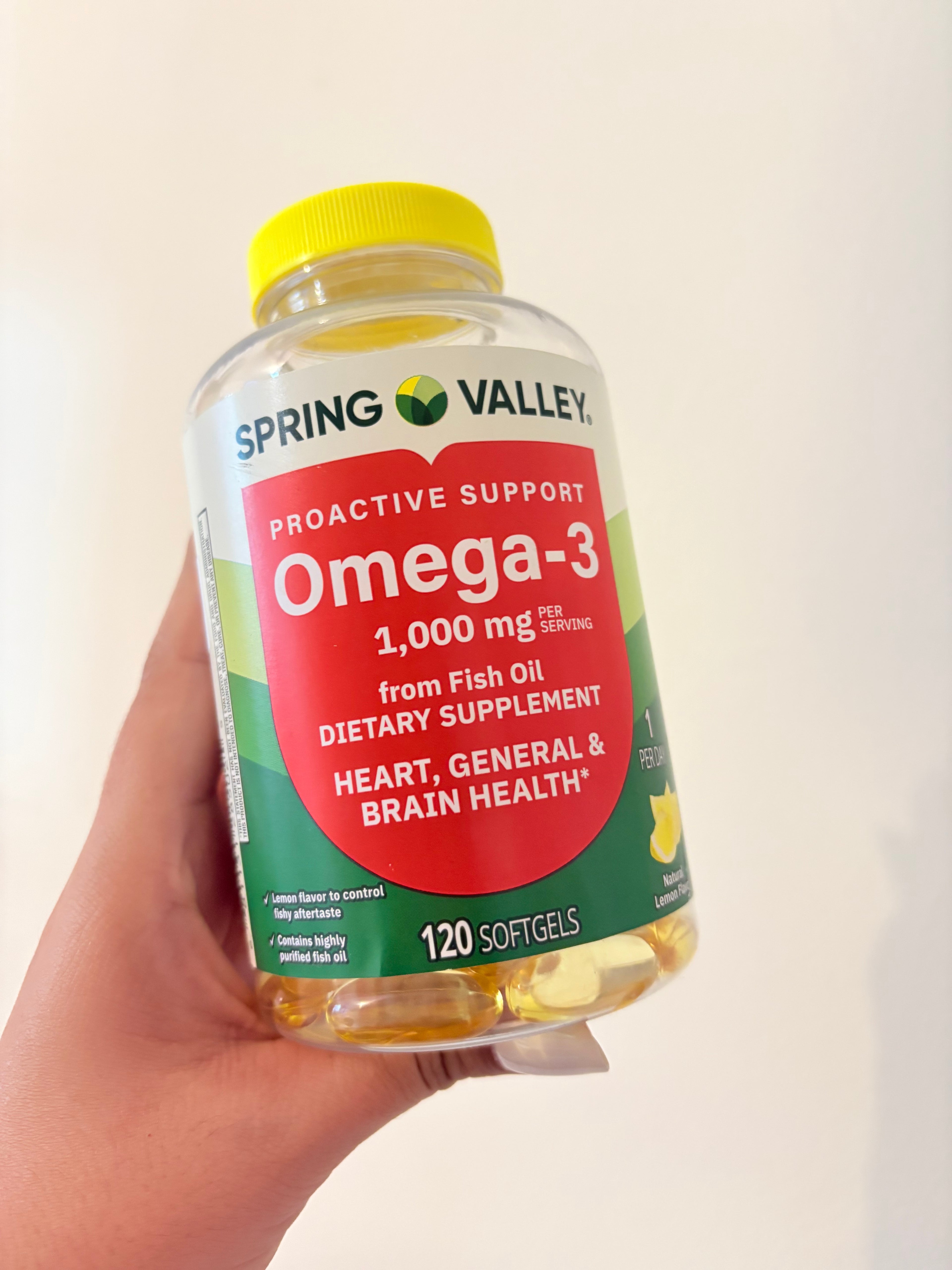 Omega 3 1000mg 120 capsulas Spring Valley