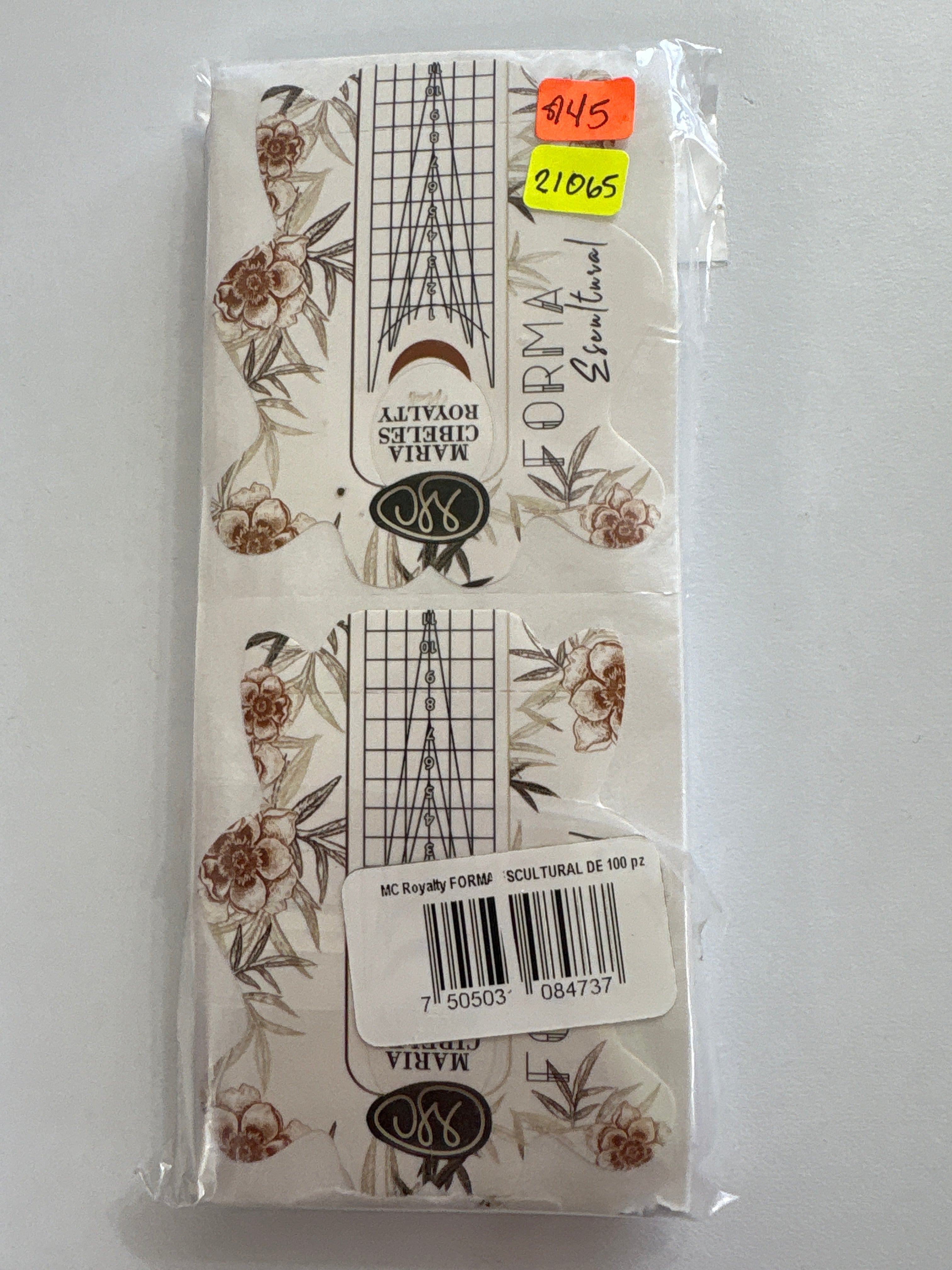 21065 María Cibeles  FORMAS ESCULTURAL 100pz