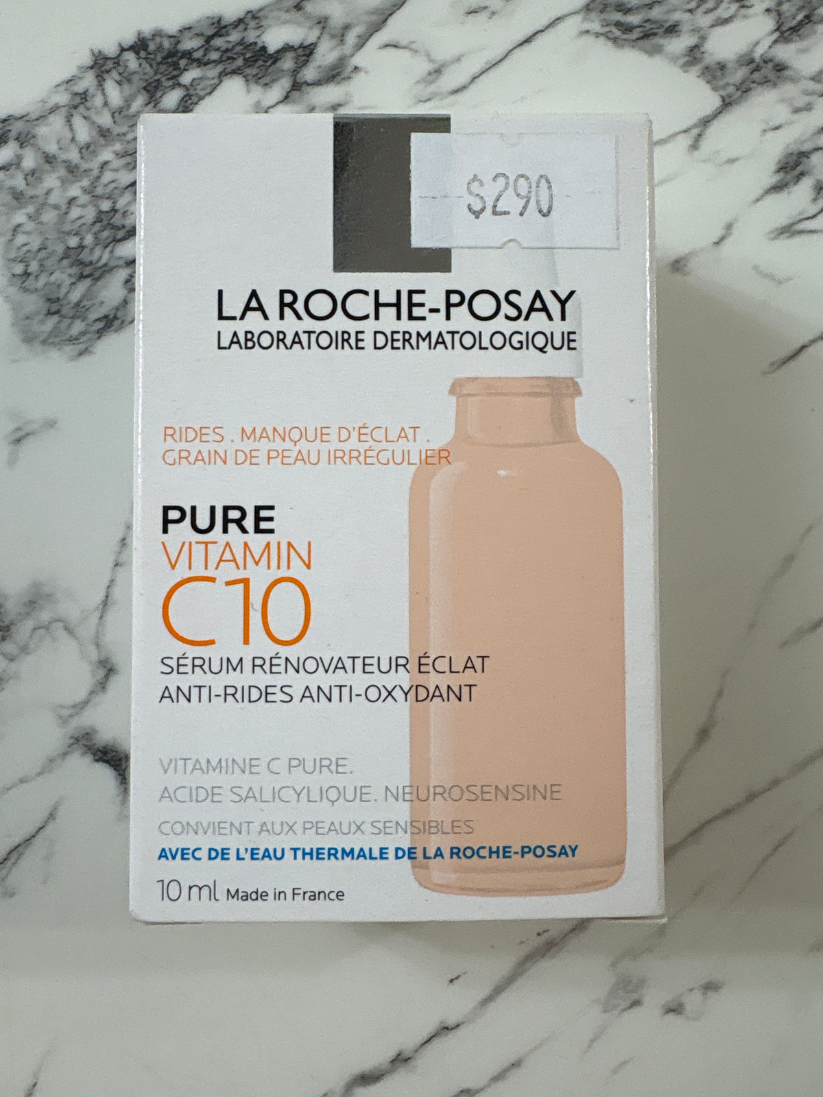 1549 La Roche Posay Pure Vitamin C 10 Serum Anti-Arrugas Para Piel Sensible 10 ML Líquido Frasco Gotero