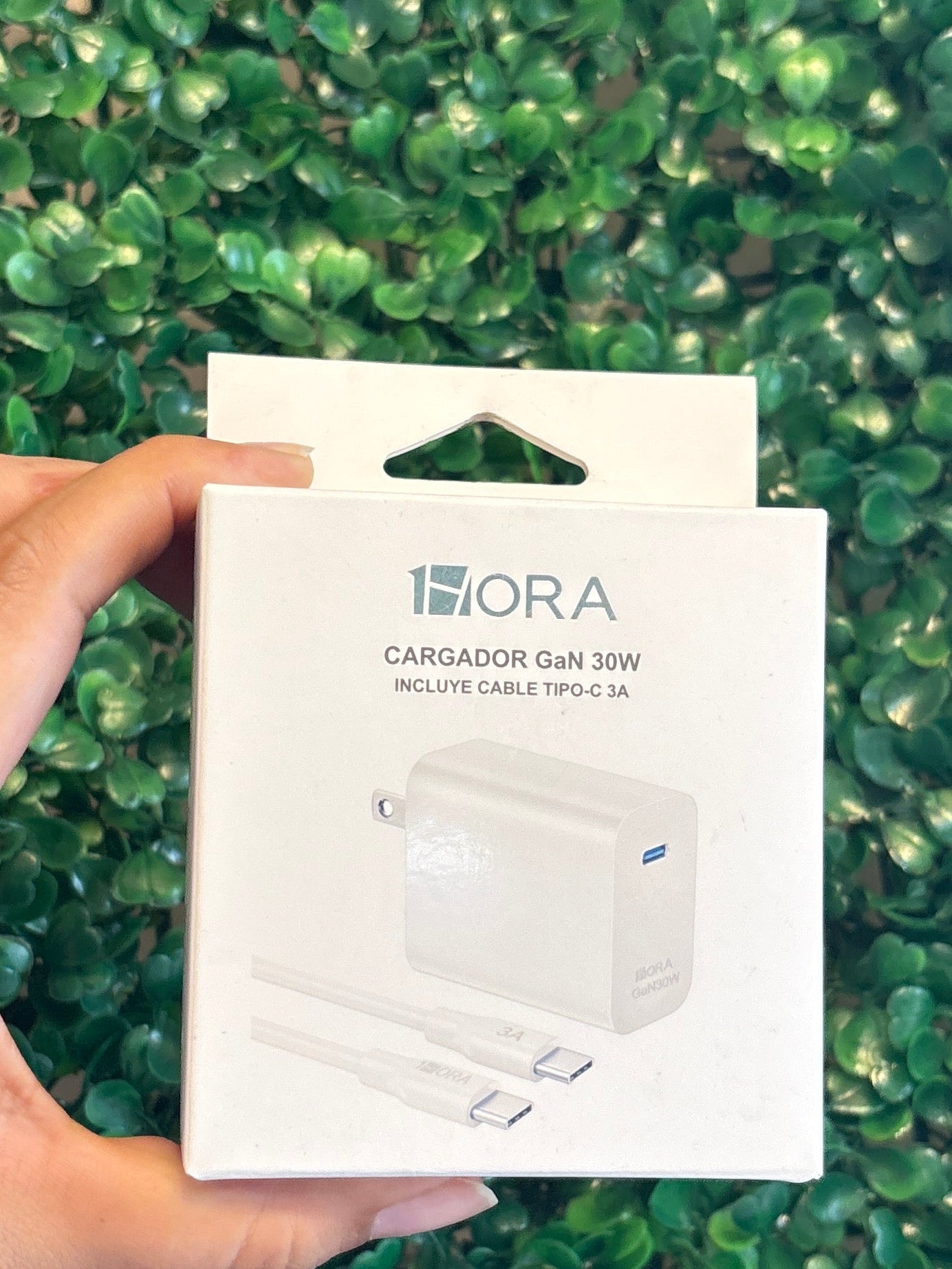 Combo Cargador 30w USB C - C 3A. 1Hora