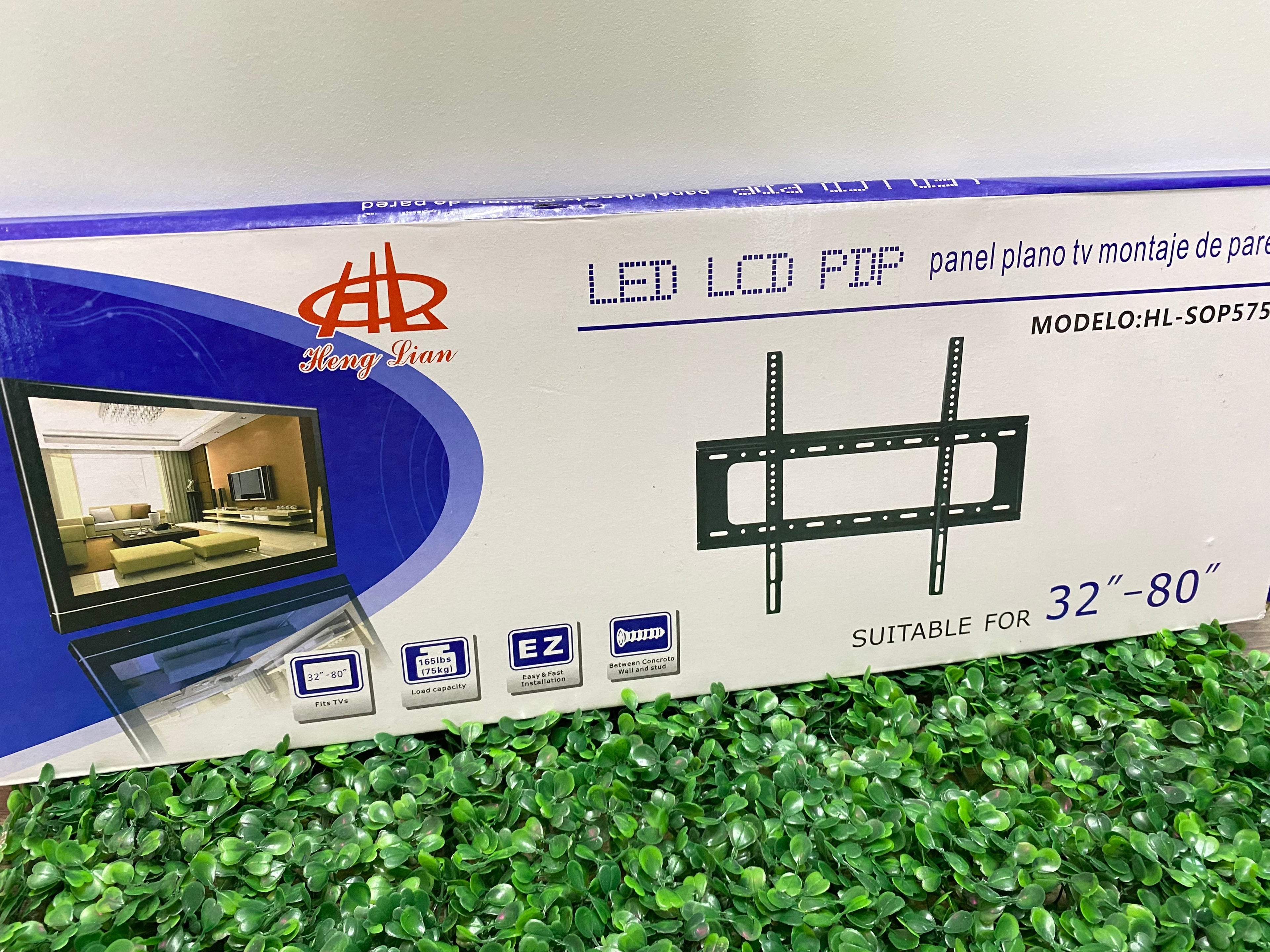 Soporte para TV 32” a 80” Soporta hasta 75k