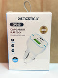 Cargador para auto Turbo 2 Puertos USB y USB C